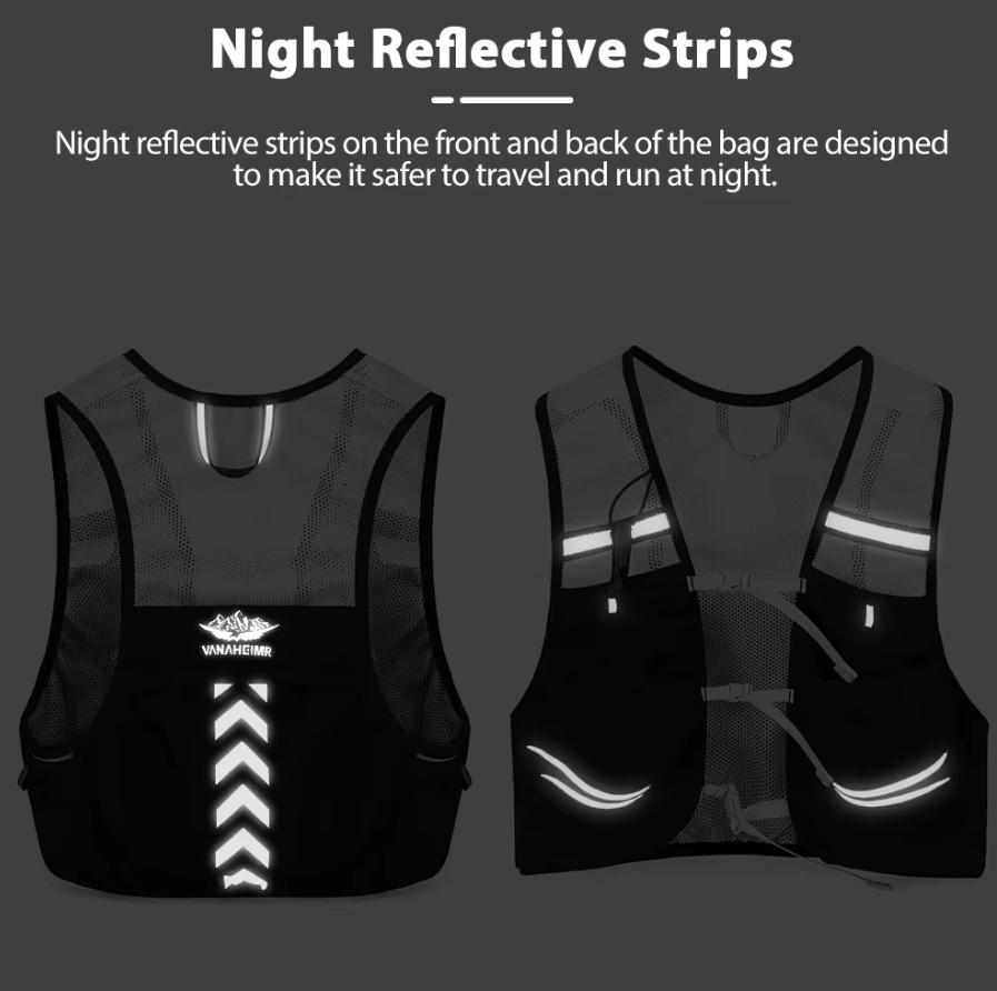 StepImpulse™ Trail vest 100 without a water bottle