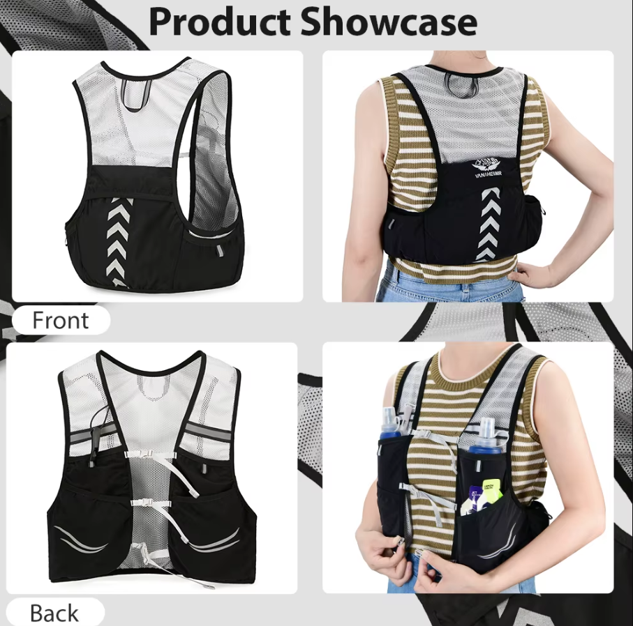 StepImpulse™ Trail vest 100 without a water bottle